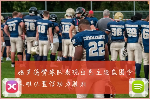 施罗德赞球队表现出色主场氛围令人难以置信助力胜利